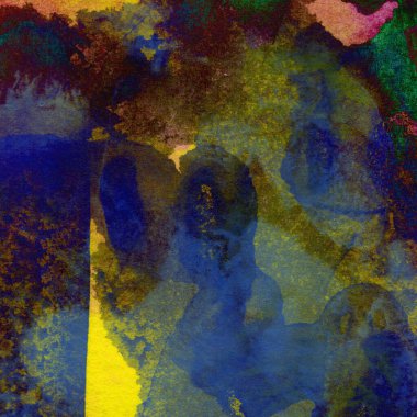 Soyut akrilik boyalı arkaplan çizimi 