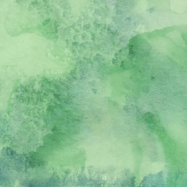 Абстрактный Зеленый Дизайн Акварели Aqua Painted Texture Крупным Планом Минималистический — стоковое фото