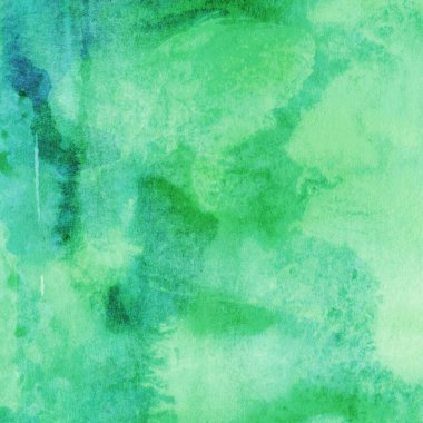 Soyut koyu yeşil suluboya tasarımı. Aqua boyalı doku, yakın çekim. Asgari arkaplan.