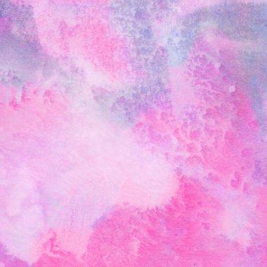 Soyut pembe suluboya tasarımı. Aqua boyalı dokuyu kapat. Asgari arkaplan.