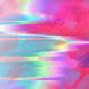suluboya çizgili arka plan. Tozlu Holografik Soyut Arkaplan Fotoğrafı, Vintage Retro Look için Ekran Kipi, Gökkuşağı Işığı Sızıntısı Prizma Renkleri, Trend Tasarım Yaratıcılığının Odaklanmamış Efekti, Bulanık Parlak Parlak Vintage