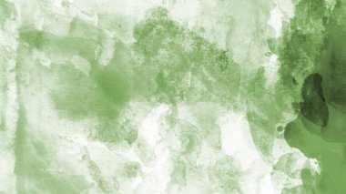 soyut yeşil suluboya tasarımı suyla boyanmış dokuyu kapat. 