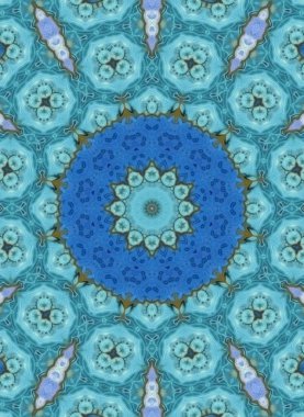 soyut renkli mandala arkaplan tasarımı 