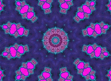 soyut renkli mandala arkaplan tasarımı 