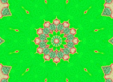 soyut renkli mandala arkaplan tasarımı 