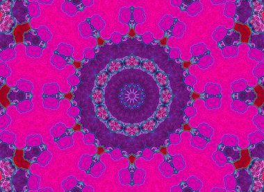 soyut renkli mandala arkaplan tasarımı 