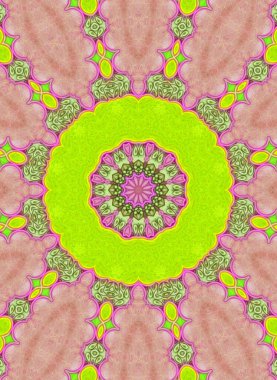 soyut renkli mandala arkaplan tasarımı 