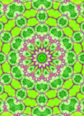 soyut renkli mandala arkaplan tasarımı 