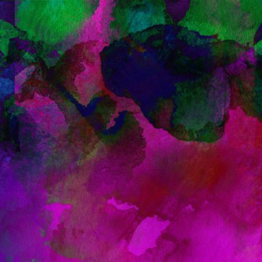 Soyut çok renkli suluboya tasarımı, boyalı su dokusunu yakından yıkar. Minimalist ve lüks arka plan. 