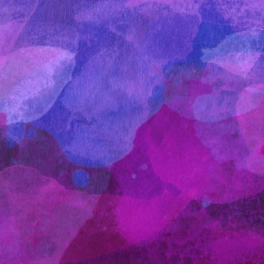 Soyut mor suluboya tasarımı, boyalı su dokusunu yakından yıkar. Minimalist ve lüks arka plan. 