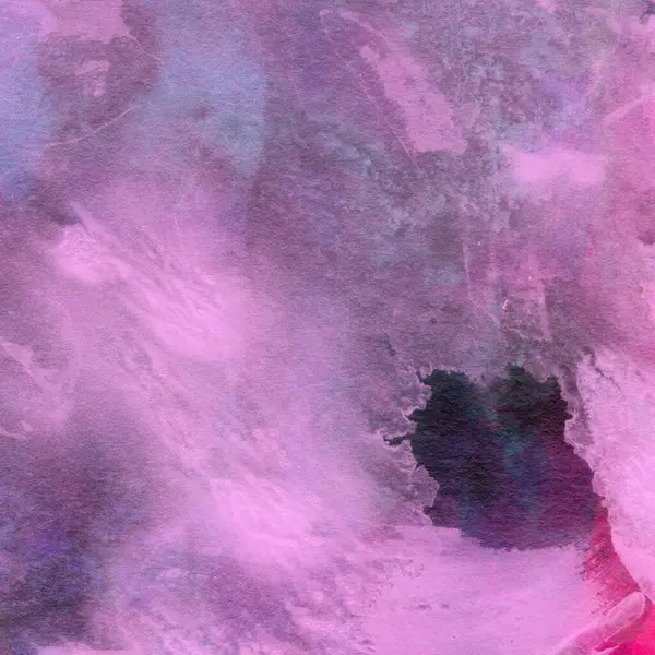 Abstraktes Rosafarbenes Aquarell Design Waschen Aquamalerte Textur Aus Nächster Nähe lizenzfreie Stockbilder