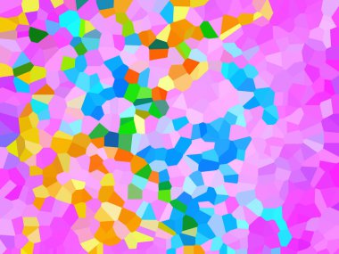 Renkli çokgen geometrik şekillerin soyut arkaplanı