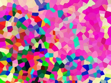 Renkli çokgen geometrik şekillerin soyut arkaplanı