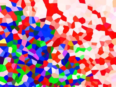 Renkli çokgen geometrik şekillerin soyut arkaplanı