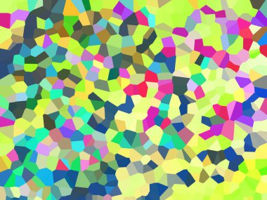 Renkli çokgen geometrik şekillerin soyut arkaplanı