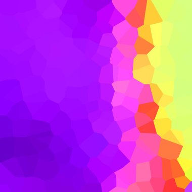 Kristalize edilmiş mozaiğe sahip renkli geometrik arkaplan