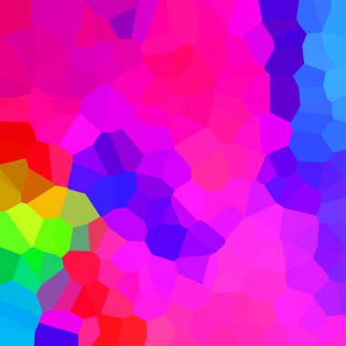 Kristalize edilmiş mozaiğe sahip renkli geometrik arkaplan