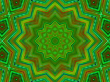Neon parıldayan geometrik mandala fantezi fraktal. Mandala grafik tasarımı.