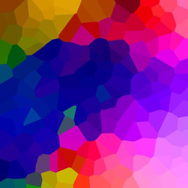 Kristalize edilmiş mozaiğe sahip renkli geometrik arkaplan