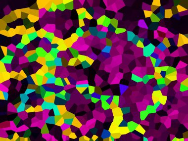 Renkli çokgen geometrik şekillerin soyut arkaplanı