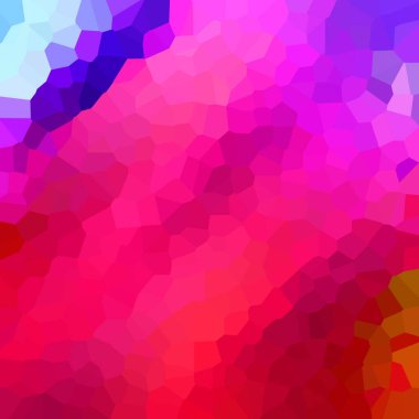 Renkli kristalize mozaik desen, geometrik arkaplan