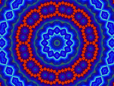 Soyut arkaplan. fantezi renkli mandala 