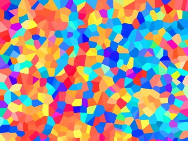 Renkli çokgen geometrik şekillerin soyut arkaplanı