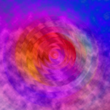 Çemberlerle soyut renk bulanık arkaplan