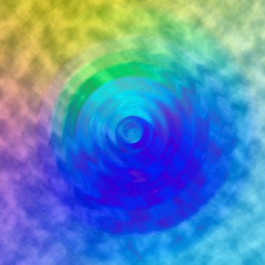 Çemberlerle soyut renk bulanık arkaplan