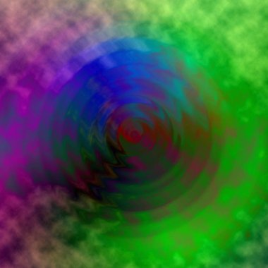 Çemberlerle soyut renk bulanık arkaplan