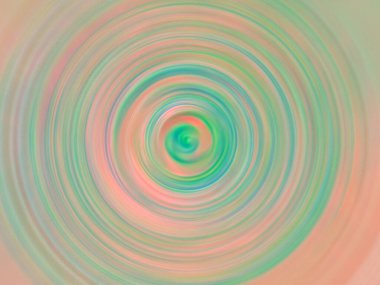 Yumuşak renkli radyal hareket efekti. Soyut yuvarlak arka plan. Değişik renkte halkalar ve yuvarlak duvar kağıtları.