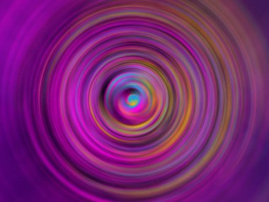 Yumuşak renkli radyal hareket efekti. Soyut yuvarlak arka plan. Değişik renkte halkalar ve yuvarlak duvar kağıtları.