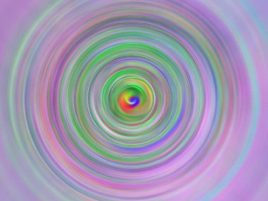 Yumuşak renkli radyal hareket efekti. Soyut yuvarlak arka plan. Değişik renkte halkalar ve yuvarlak duvar kağıtları.