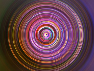 Renkli radyal hareket efekti. Soyut yuvarlak arka plan. Değişik renkte halkalar ve yuvarlak duvar kağıtları.