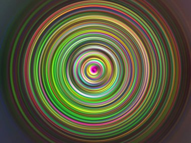 Renkli radyal hareket efekti. Soyut yuvarlak arka plan. Değişik renkte halkalar ve yuvarlak duvar kağıtları.