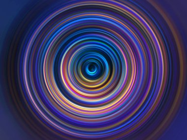 Renkli radyal hareket efekti. Soyut yuvarlak arka plan. Değişik renkte halkalar ve yuvarlak duvar kağıtları.