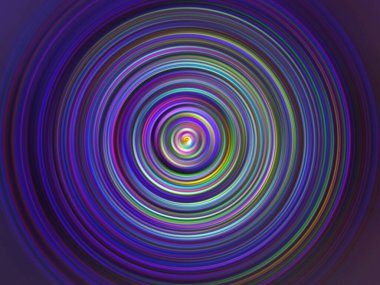 Renkli radyal hareket efekti. Soyut yuvarlak arka plan. Değişik renkte halkalar ve yuvarlak duvar kağıtları.