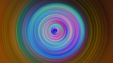 Renkli radyal hareket efekti. Soyut yuvarlak arka plan. Değişik renkte halkalar ve yuvarlak duvar kağıtları.