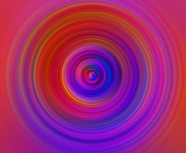 Renkli radyal hareket efekti. Soyut yuvarlak arka plan. Değişik renkte halkalar ve yuvarlak duvar kağıtları.