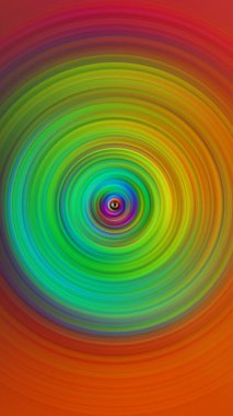 Renkli radyal hareket efekti. Soyut yuvarlak arka plan. Değişik renkte halkalar ve yuvarlak duvar kağıtları.