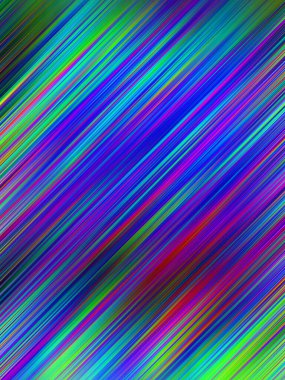 Soyut dijital fraktal model. Yatay yönelim.