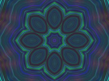 soyut renkli kaleydoskop arkaplanı, mandala tasarımı