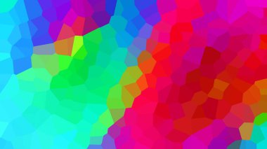 soyut renkli geometrik kristaller arka planı