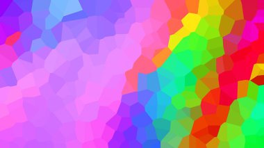 soyut renkli geometrik kristaller arka planı