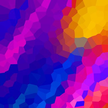 renkli soyut geometrik kristaller arka planı