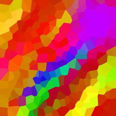 renkli soyut geometrik kristaller arka planı