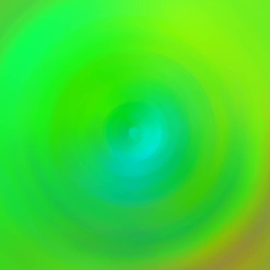 soyut yeşil ve mavi parlayan daire, radyal bulanık arkaplan