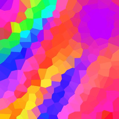 renkli soyut geometrik kristaller arka planı