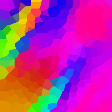 renkli soyut geometrik kristaller arka planı