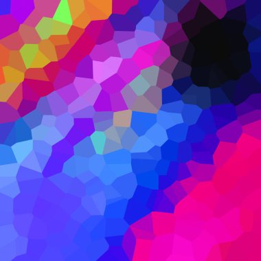 renkli soyut geometrik kristaller arka planı